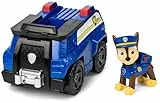 PAW PATROL, Polizei-Fahrzeug mit Chase-Figur (Sustainable Basic Vehicle/Basis Fahrzeug), Spielzeug für Kinder ab 3 Jahren