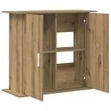 vidaXL Aquariumständer Artisan-Eiche 81x36x73 cm Holzwerkstoff, Aquarienschrank, Aquarienunterschrank, Aquarienständer, Aquariumunterschrank