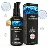 Satin Naturel Oligo Hyaluronsäure Serum Hochdosiert 50ml – Premium Gesichtsserum für Männer & Frauen – 100% Vegan – Anti-Aging & Anti-Falten – Natürliche Gesichtspflege
