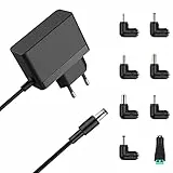 12V 1A Netzteil Ladegerät für Kinder Elektroauto,Universal Adapter für LED-Streifen/Kamera/Router/Magenta TV Box Netzadapter 100–240V 5.5 * 2.1mm Ladekabel