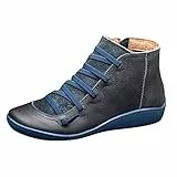 Generisch Damen Stiefeletten/Boots - Herren Winter Barfußschuhe Viktorianische Stiefeletten Thermostiefel Klassische Wasserdicht Winterstiefel Warme und rutschfeste Stiefel Sport Schneestiefel