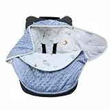 Fußsack Baby Einschlagdecke Wickeldecke für WINTER Geeignet für Kinderwagen Babyschale Babybett Autositz Buggy (Süß)