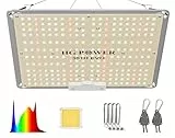 HG Power LED Grow Lampe 100W – Blüte Pflanzenlampe Led Vollspektrum, Dimmbar, LM301H EVO Dioden, 6500K LED Grow Light Energieeffizient, Wachstumslampe für Zimmerpflanzen Gemüse Growzelt