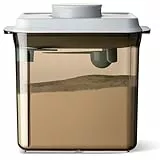 Nuangoo 1700ml Milchpulver Aufbewahrungsbox Teetönig Milchpulverspender Mit Löffel Milchpulver Portionierer für die Lagerung von Milchpulver,Mehl,Hülsenfrüchten und Nüssen