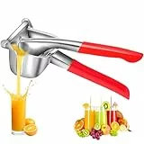 BAKPOCO Große Zitronenpresse aus Edelstahl – Zitruspresse Handpresse Heavy Duty Manuelle Squeeze Saftpresse Maker Orange Limette Grapefruit Presser