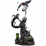 Iron Studios Sammlerstück, Kunststatue, Maßstab 1/10, Geisterspinne – Spider-Man vs Villains Diorama, Polystein, mehrfarbig, 34 cm