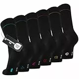 Effeet Socken Herren, 6 Paar Business Herrensocken aus atmungsaktiver Baumwolle ohne drückende Naht, Anzug Socken mit Geschenkbox，Strümpfe für Altag und Freizeit, Männergeschenke