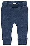 Noppies Unisex Baby U bukser Comfort Rib Naura Hose, Navy Melange - P758, 62 EU
