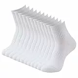 BONANGEL Sneaker Socken Herren Damen 6 Paar Quarter Sportsocken Baumwolle Sneakersocken Knöchelsocken mit Atmungsaktives 39-42 43-46