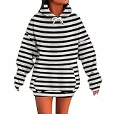 Angxiwan Kapuzenjacke Damen lang Sommer,Hoodie Damen Pullover mit Kapuze Langarm Langarmshirt Zip Einfarbig Vintage Kapuzenshirt Freizeit Fashion Pulli Elegant Vintage Kleidung