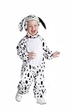 Ciao Baby Dalmatiner Kostüm Verkleidung Strampler baby (Größe 2-3 Jahre), White, Black