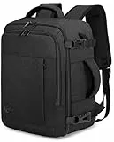 VANKEV für Ryanair EasyJet Eurowings Wizz Air Handgepäck 40x30x20 Handgepäck Tasche 24L Reiserucksack Klein 15.6 Zoll Laptop Rucksack DUNKELGRAU