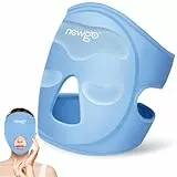 NEWGO Hydrogel Gesichts- und Augenmaske, Wiederverwendbarer Gel-Eis-Pack für Heiß- & Kältetherapie, Hautfreundliche Vollmaske bei geschwollenen Augen, Migräne, Stress & Schwellungen