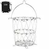 GLOWYE Truthahn Fritteusenkorb für Char-Broil öllos The Big Easy Outdoor Zubehör Geflügel Rotisserie Körbe Ersatz für Char-Broil 24102165
