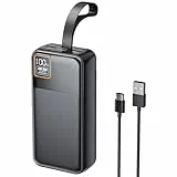 Power Bank 42000mAh 22.5W USB C mit LED Display Externer Akku Tragbares Ladegerät Akkupack Schnellladung für iPhone 16/15/14/13, Tablet, Galaxy S25, Huawei und Mehr-Schwarz