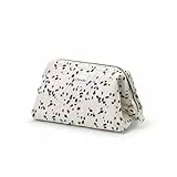 Elodie Details Kulturbeutel/Kosmetiktasche Zip&Go aus Baumwolle mit Breite Öffnung - Stabile Form - Dalmatian Dots