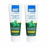 Epic Zahnpasta, fluoridfrei, Xylitol Zahnpasta, Spearmint, 12 ml Tube (Multipack)