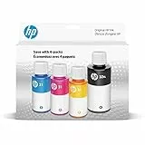 HP 32XL Black & 31 Cyan Magenta Yellow Ink Bottle Bundle Pack
