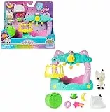 Gabby’s Dollhouse, Balkon-Spielset Pandy Paws Sternwarte, 8-teiliges Set mit Katzenfigur und Puppenhaus Zubehörteilen, ab 3 Jahren