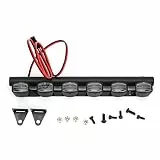 Tbest 6 LED RC Lights, RC Roof Lights, 1:10 Scale RC Crawler Car Roof Light Bar RC Roof Bulbs Spotlights Accessory Fit for Pull Car (6 LED)