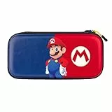PDP Gaming Offiziell lizenziert Switch Slim Deluxe Travel Case - Mario - Semi-Hardshell Protection - Protective PU Leather - Holds 14 Games & Console - Works mit Switch OLED & Lite - Perfect für Kids