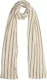 Tommy Hilfiger Damen Schal Script Chiffon Schlicht, Elfenbein (Soft Cream), Einheitsgröße