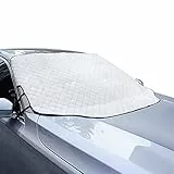 WIN.MAX Frontscheibenabdeckung Auto Scheibenabdeckung Faltbar Sonnenschutz Winter Windschutzscheiben Abdeckung 3 Magnetische für Autoscheibenabdeckung gegen Strahlung, Sonne, Staub, Schnee, EIS