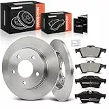 Frankberg 2x Bremsscheiben + 4x Bremsbeläge Mit bremsenschmiermittel Hinterachse Kompatibel mit 3 BK BL 2003-2013 3 Stufenheck BK BL 2004-2013 Replace# BP4Y26251C BPYK2648Z