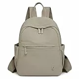 JIANLINST Rucksack Damen Klein Cityrucksack Women Modern Kleiner Tagesrucksack Casual Daypack Wasserdicht Mini Damenrucksäcke für Lässig Reisen Schule Grau