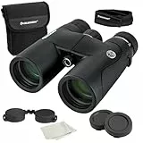 Celestron 72332 Nature DX ED 8x42 Fernglas für Natur- und Vogelbeobachtungen mit Objektivlinsen mit niedriger Streuung, vollvergütet mit BaK-4-Prismen, gummiarmiert, anlaufgeschützt und wasserdicht