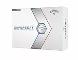 Callaway Golf Unisex Supersoft 23 12 Pack Performance Golf Bälle - Weiß, one dozen