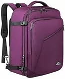 MATEIN 40x30x20 Handgepäck Damen, Handgepäck Rucksack Reisetasche Medium Business Arbeit Frauen Expandable Wasserabweisend Lightweight Cabin Bag, Violett