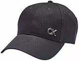Calvin Klein Herren Baseball-Cap Ck Metal Bb Cap Verstellbar, Schwarz (CK Black), OneSize