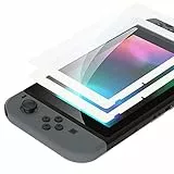 eXtremeRate Schutzfolie für nintendo Switch(2 Stück),Panzerglas Schutzfolie Displayschutzfolie Folie Panzerglasfolie für nintendo Switch[Kratzfest,Anti-Fingerabdruck,Bruchsicher,Blasenfrei]-Weiß