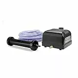 Aquascape aquariumslandschaft Pro Air 20 Teich Luftsprudler und Belüftung Kit PRO 20 Aerator KIT schwarz