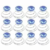 Lurrose 12 Stück Haarspiralen Strass Spirale Haarspange Haarnadeln Clip Haarschmuck Zubehör für Hair Style (Blau)