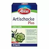 Abtei Artischocke Plus Kapseln - zur Unterstützung des Leber-Galle-Systems und der Verdauung, 30 Stück