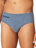 Schiesser Herren Badehose Slip mit Reißverschlusstasche enganliegend Single Jersey - Aqua