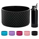 WK IEASON 1 Stück Tumbler Bodenschutz Flask Silikonhülle 32oz 40oz für Hydro Flask Wide Mouth, Anti-Slip Silicone Sleeve Cover Bumper for Hydro Water Bottle Accessories -3.56inch Bottom Diameter