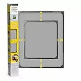 EASYmaxx Insect Protect | Teleskop-Insektenschutzgitter | Fliegengitter Fenster | mit vormontierten Rahmen | ausziehbarer Insektenschutz | integriertes Moskitonetz | anthrazit