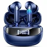 Bluetooth Kopfhörer, Kopfhörer Kabellos Bluetooth 5.4 Sport Tiefer Bass, 50 Std Spielzeit In Ear Kopfhörer mit ENC Lärmreduzierung Mik, Kabellose Kopfhörer mit LED-Anzeige,IP7 Wasserdicht Ohrhörer