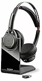 Plantronics Voyager Focus UC B825 Binaural Head-Band Black Headset – Headsets (Call Center/Office, Binaural, Head-Band, Black, Wireless, 45 m)