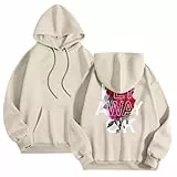 Foweknow Hoodie Herren Mit Backprint Kapuzenpullover Mode Hip Hop Sweatshirt Männer Langarm Kapuzenpulli Y2K Warm Pullover Herbst Winter Arbeitspullover Sportliche Bequem Langarmshirt