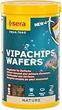 sera Vipachips Wafers 1.000 ml (380 g) | Hauptfutter mit 4% Insektenmehl | Schnell sinkende Chips für bodenfressende Fische | Ohne Farb- & Konservierungsstoffe | Ressourcenschon. & naturnahe Ernährung