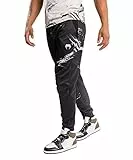 Venum Herren Jogginghose Trainingshose, Schwarz/Sand, L