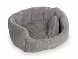 Nobby Komfort Bett oval CENO grau grau L x B x H: 65 x 57 x 22 cm 71551