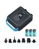 TOPUMP 20PSI Elektrische SUP-Pumpe TPS260, Wiederaufladbar, Auto-Off, 2-Stufen Inflation/Deflation, Typ-C für Paddle-Board, Kajak,Flügel,Drachen,Zelt