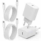 USB C Ladegerät,USB C Kabel [Apple MFi Zertifiziert] iPhone ladekabel für iPhone 16/15 Pro Max 15/16 Plus iPad Netzteil Schnellladegerät Stecker Schnellladekabel USB c Power Adapter (weiß, 2pack)