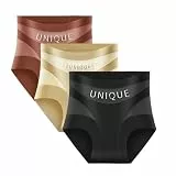 Jeesrt Unique Underwear Tummy Control, Women's High-Waisted Tummy Control Panties, Breathable Mesh | Seamless Ice Silk (Type D,L)