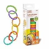 Bright Starts, Oball, Kinderwagenkette Verbindungsglieder, Lots of Links, biegbar, einfach zu befestigen, leichte Reinigung, perfekt für unterwegs